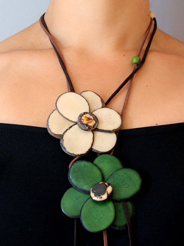 Margarita Tagua Necklace - White